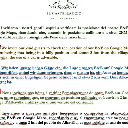 B&B Il Castellaccio - Albavilla